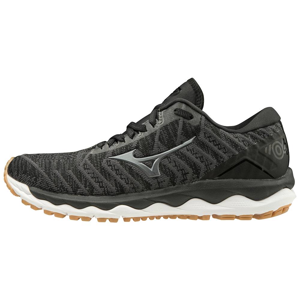 Mizuno Wave Sky 4 WAVEKNIT™ D (Wide) Női Futócipő Sötét Szürke NJF579034